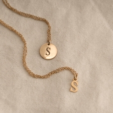 Small Letter Initial Necklace - Thumbnail Information