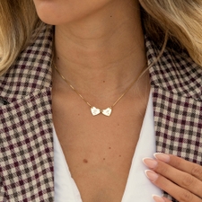 Linked Hearts Necklace - Thumbnail Model