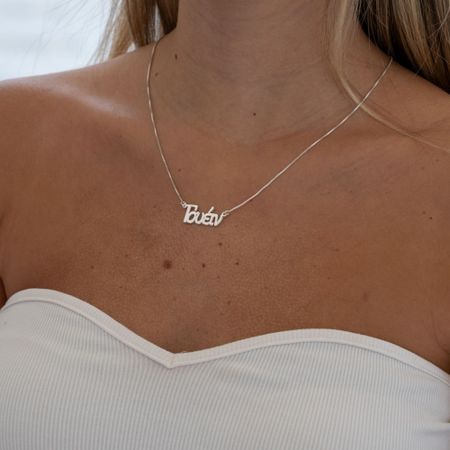 Greek Name Necklace