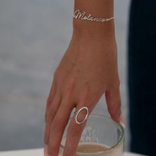 Custom Dainty Name Bracelet - Thumbnail Model