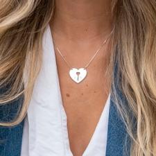 Key to My Heart Necklace - Thumbnail Model