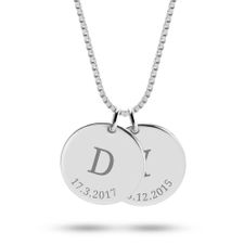 Personalized Date Necklace - Thumbnail 2