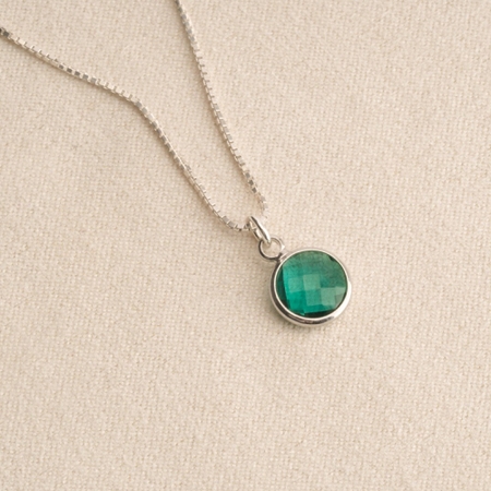 Emerald Necklace - May Birthstone Necklace