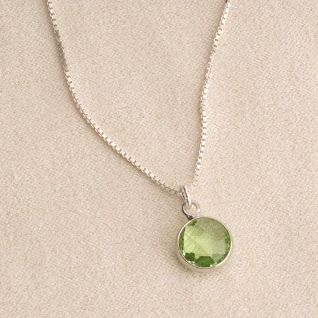 Peridot Necklace - August Birthstone Necklace
