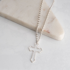 Gothic Cross Necklace - Thumbnail Model