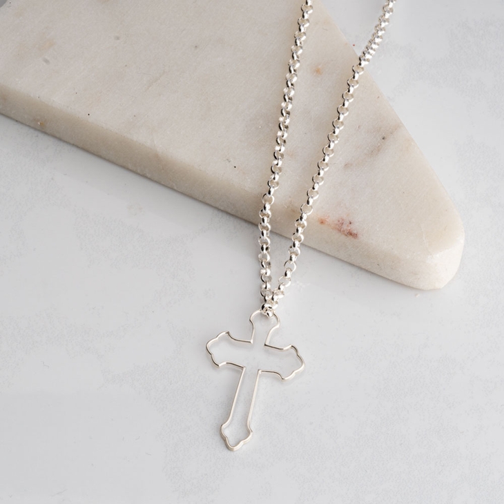 Gothic Cross Necklace model