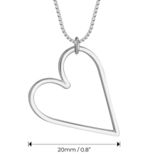 Hanging Heart Necklace - Thumbnail Information