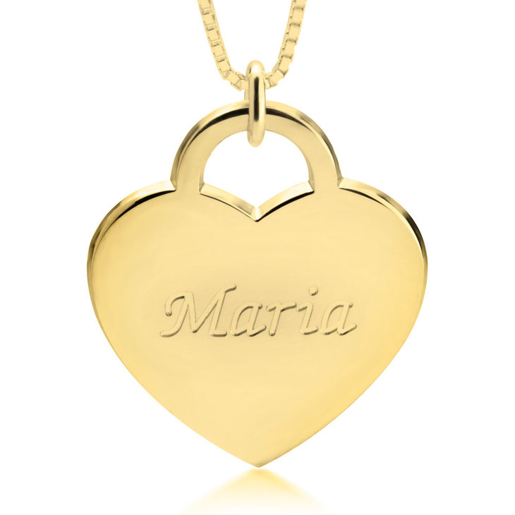 Heart Pendant with Name