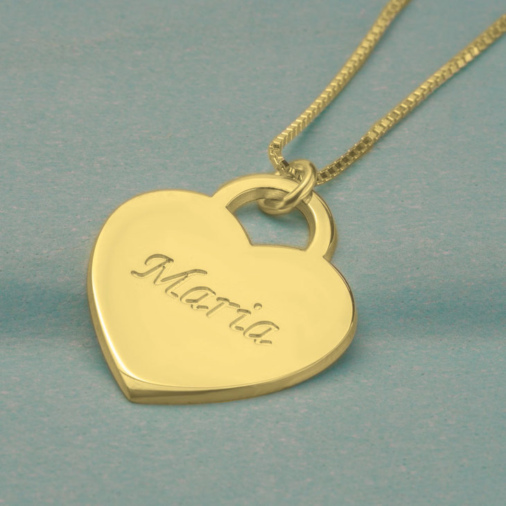 Heart Pendant with Name - Picture 2