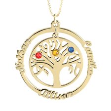 Family Tree Necklace - Thumbnail 2