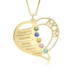 Personalized Necklace for Mom - Thumbnail 2