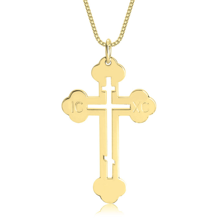 Greek Orthodox Cross Necklace