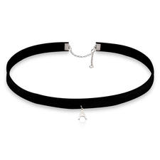 Single Initial Choker Necklace