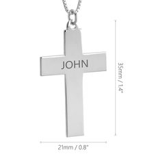 Cross Name Necklace - Thumbnail Information