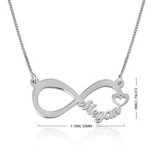 Infinity Name Necklace - Thumbnail Information