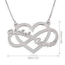 Infinity Heart Necklace - Thumbnail Information