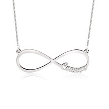 Infinity Necklace with Names - Thumbnail 2