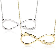 Infinity Necklace with Names