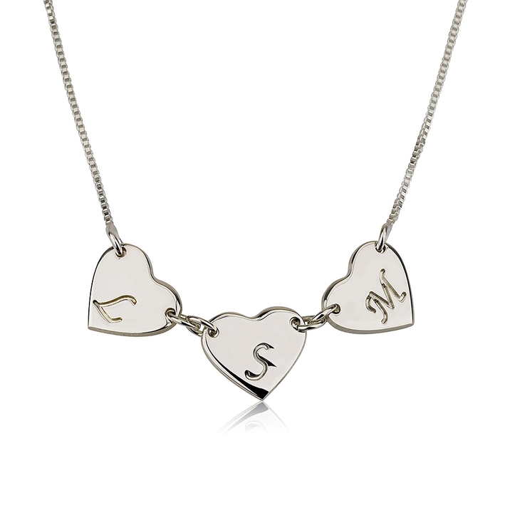 Linked Hearts Necklace - Picture 2