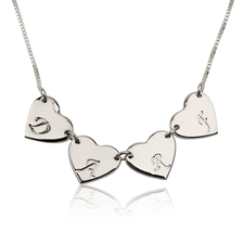 Linked Hearts Necklace - Thumbnail 3