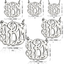 Celebrity Monogram Necklace - Thumbnail Information