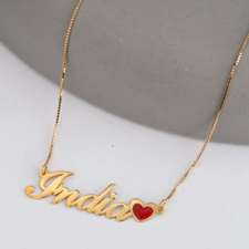 Name Necklace with Colored Symbols - Thumbnail Model