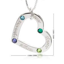 Personalised Family Necklace - Thumbnail Information