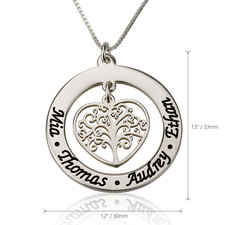 Personalized Family Tree Necklace - Thumbnail Information