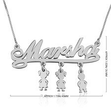 Mother Necklace with Kids - Thumbnail Information