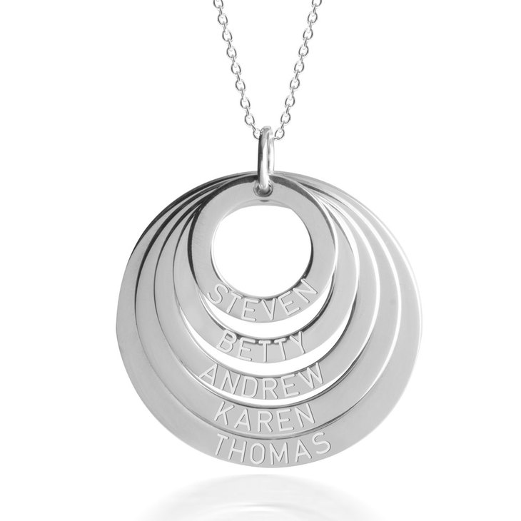 Engraved Mother Necklace - Picture 2