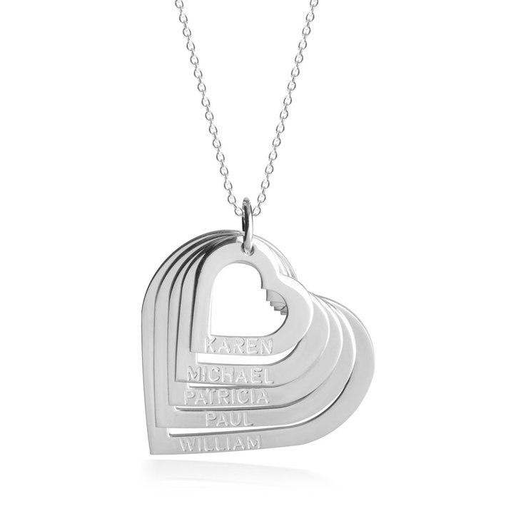Mother's Heart Necklace - Picture 2