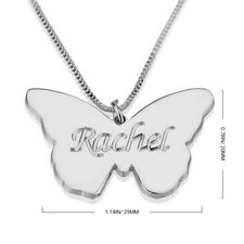 Butterfly Name Pendant - Thumbnail Information