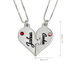 Two Heart Necklace Splits - Thumbnail Information