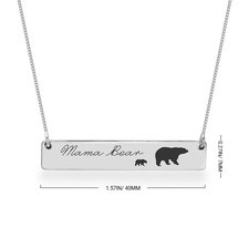 Personalized Mama Bear Necklace - Thumbnail Information