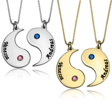 Yin and Yang Couple necklace