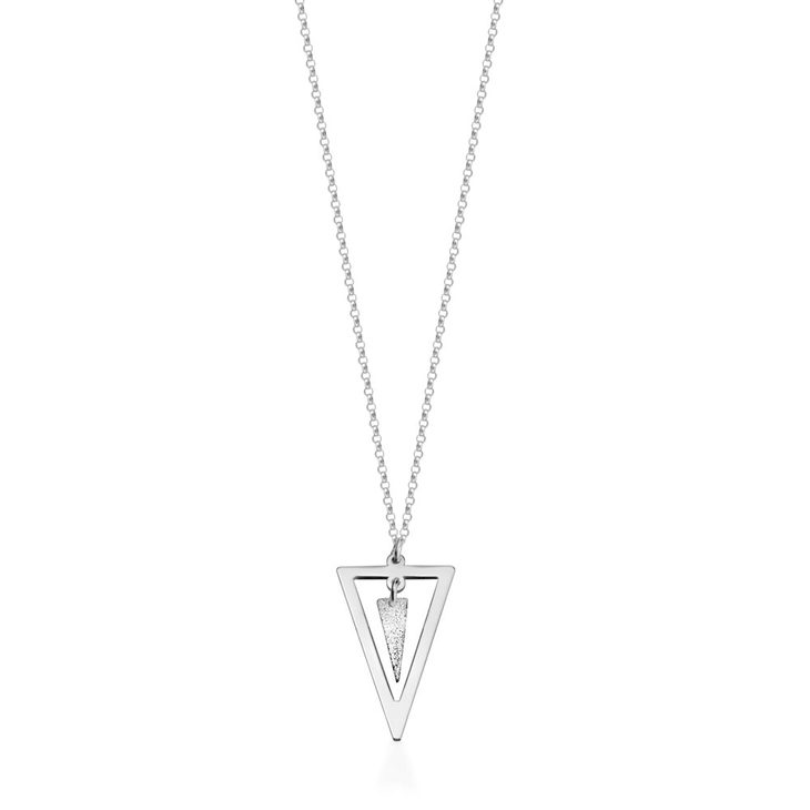 Double Triangle Necklace