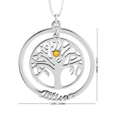 Family Tree Necklace - Thumbnail Information