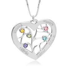 Personalized Heart Necklace - Thumbnail 2