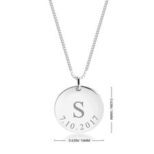 Personalized Date Necklace - Thumbnail Information