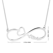 Heart and Infinity Necklace - Thumbnail Information