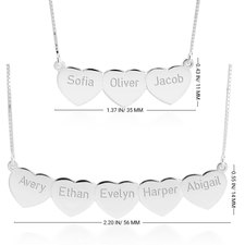Multi Heart Necklace - Thumbnail Information
