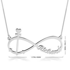 Anchor and Infinity Necklace - Thumbnail Information
