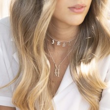 Choker Name Necklace in Sterling Silver - Thumbnail Information