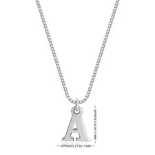 Capital Initial Letter Necklace - Thumbnail Information