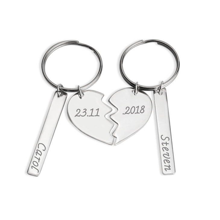Matching Keychains for Couples