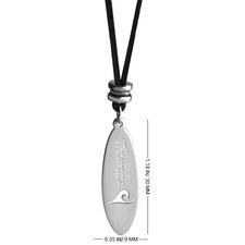 Surfboard Necklace - Thumbnail Information