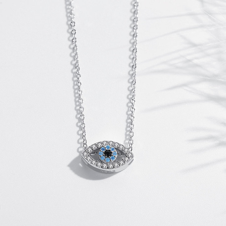Evil Eye Charm Necklace - Picture 2