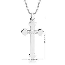 Orthodox Cross Necklace - Thumbnail Information
