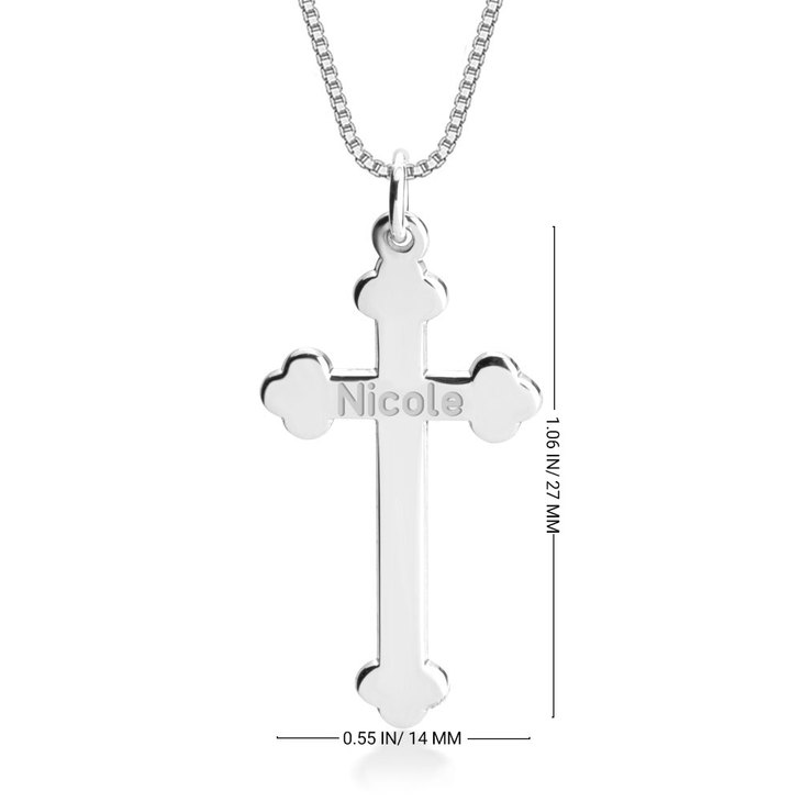 Orthodox Cross Necklace information