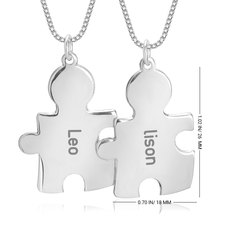 Puzzle Necklace for Couples - Thumbnail Information